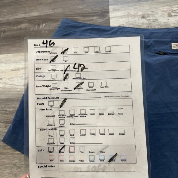 Faherty All Day Blue 4- Mens Outdoors Beach Performance Stretch Hybrid Shorts - Picture 8 of 13